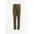 Ladies Dark Khaki straight trouser